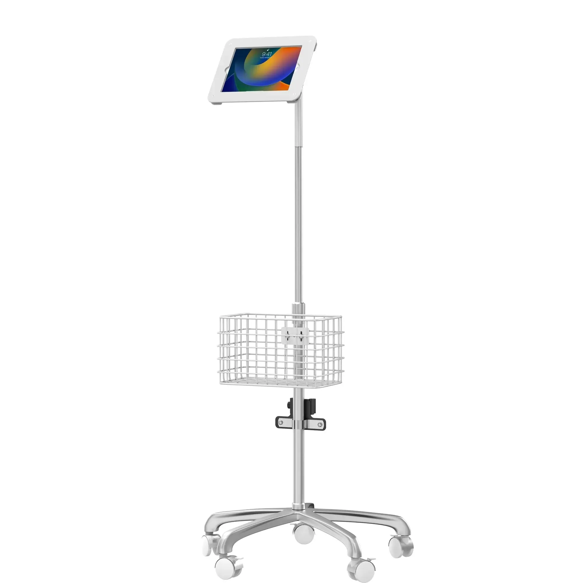 Medical Rolling Cart with Articulating Arm & Accessories