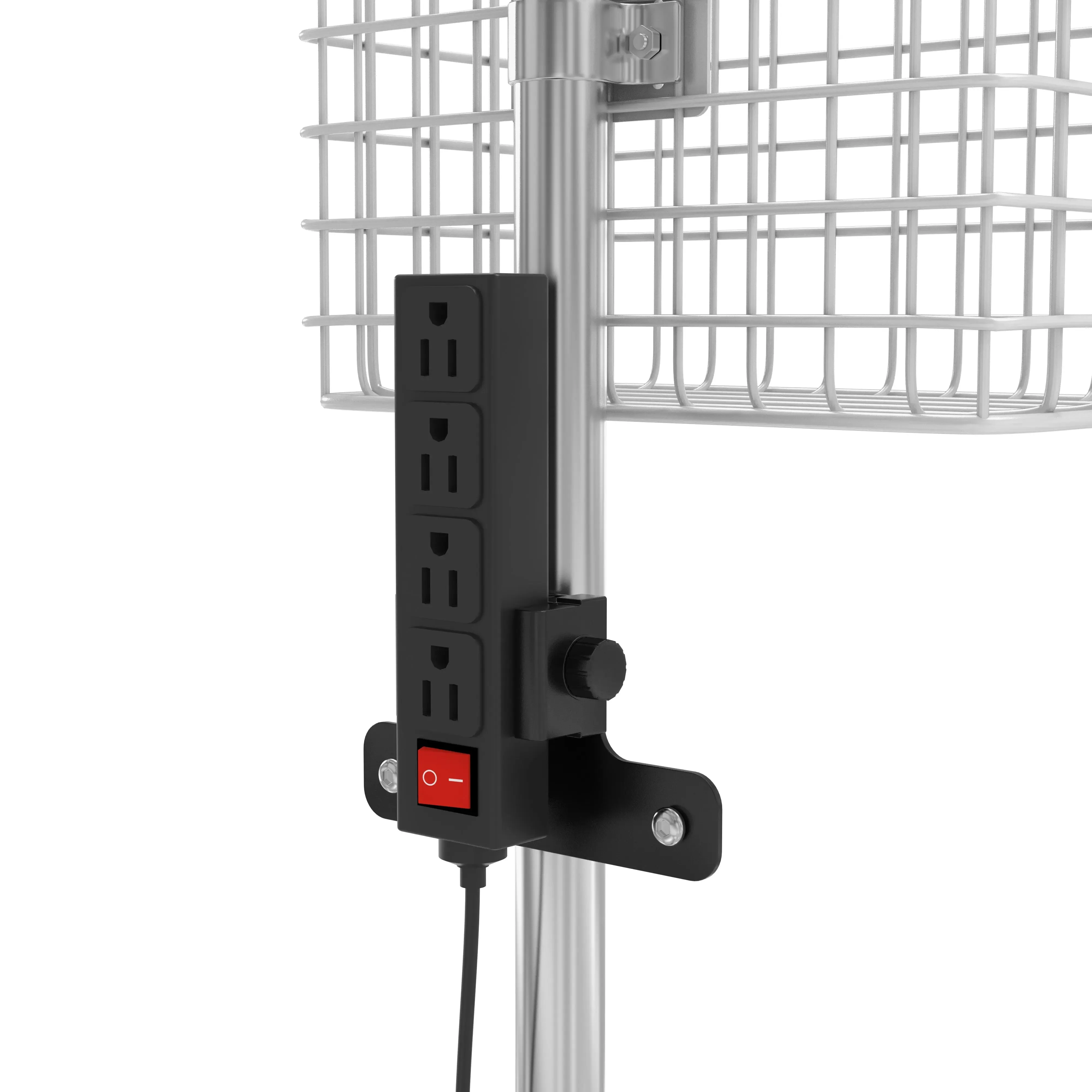 Medical Rolling Cart with Articulating Arm & Accessories