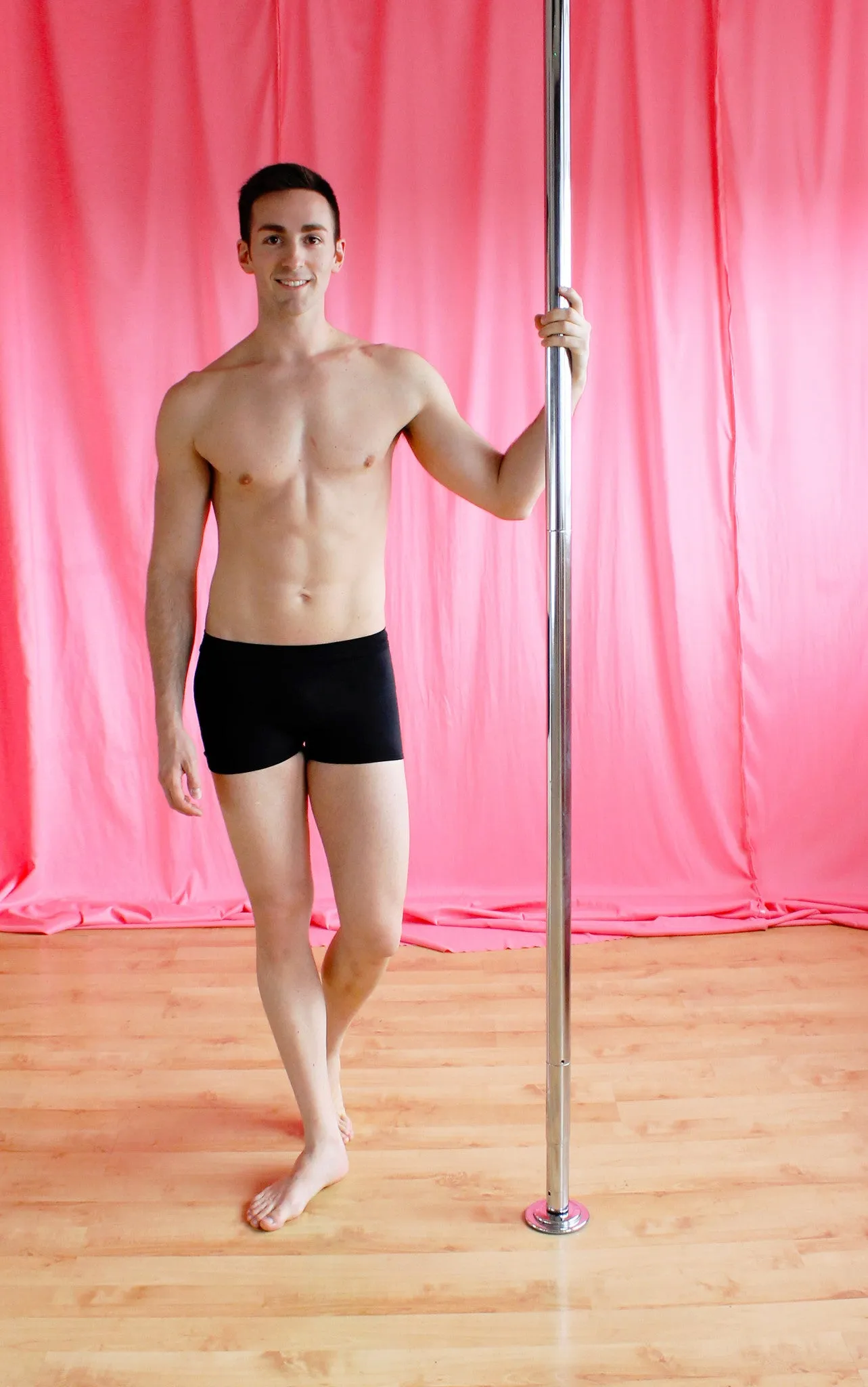Men's Meryl Pole Shorts - Black / Red