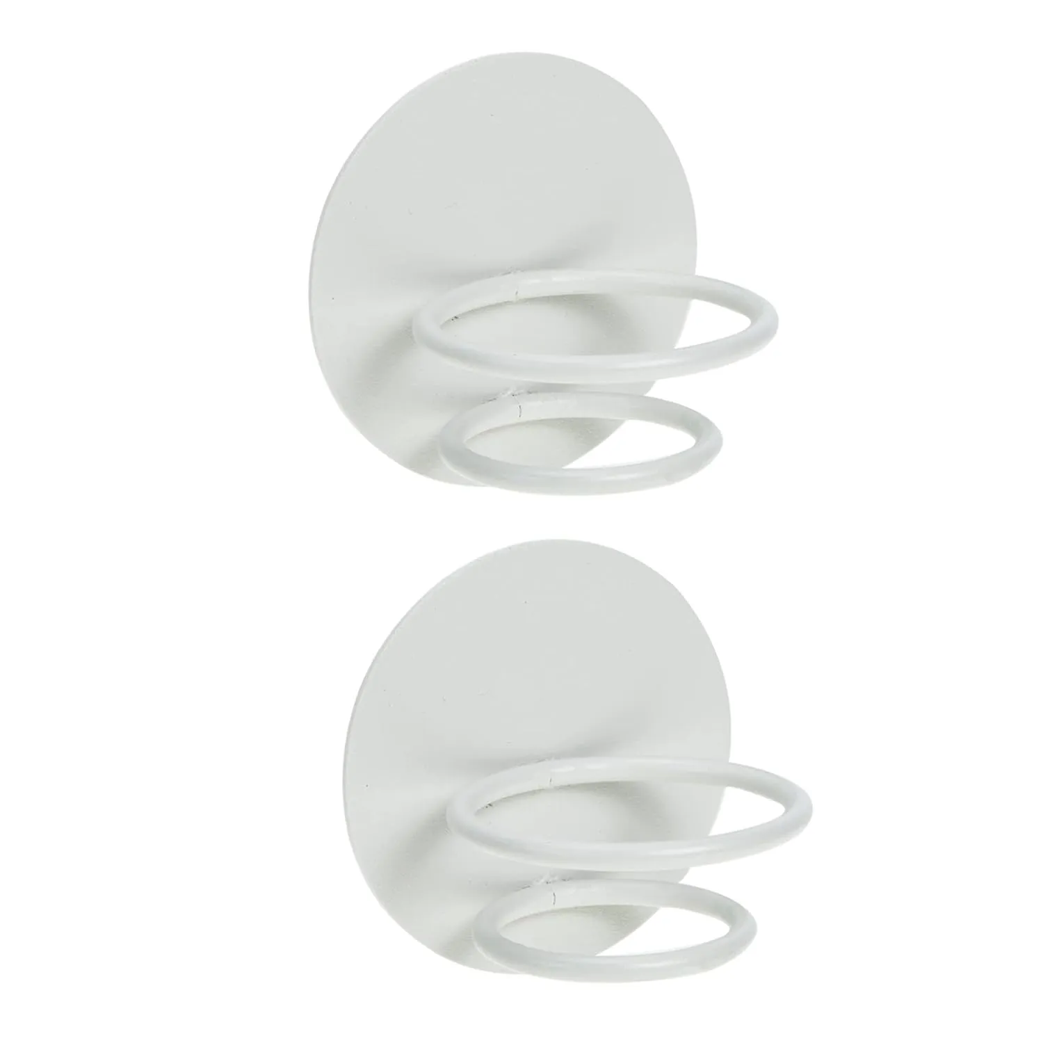 Mikinona Beauty Sponge Holder Stand Round Makeup Sponge Rack 2pcs Wall Mount Holders Powder Puff Organizer