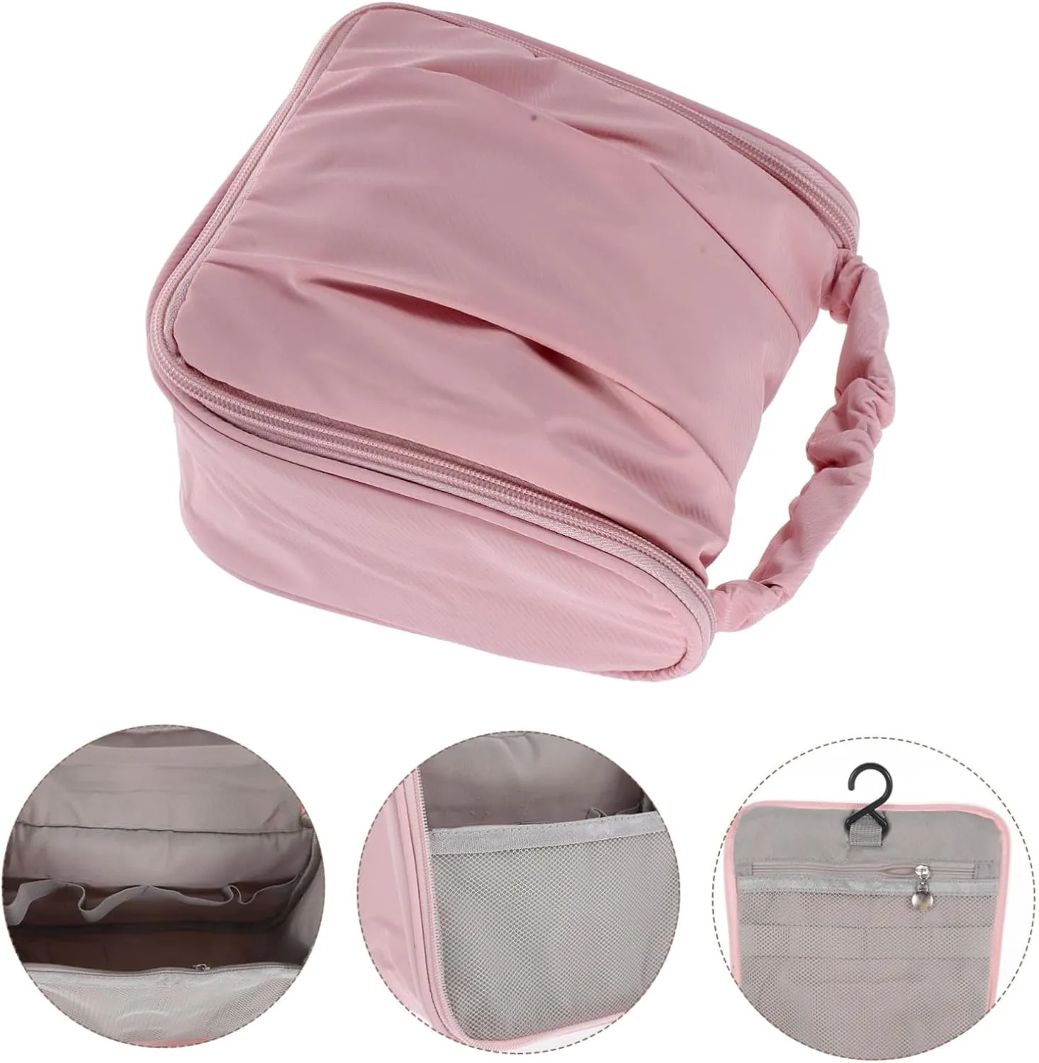 Mikinona Cosmetic Travel Bag Makeup Organizer Portable Travel Toiletry Bag for Daily Use