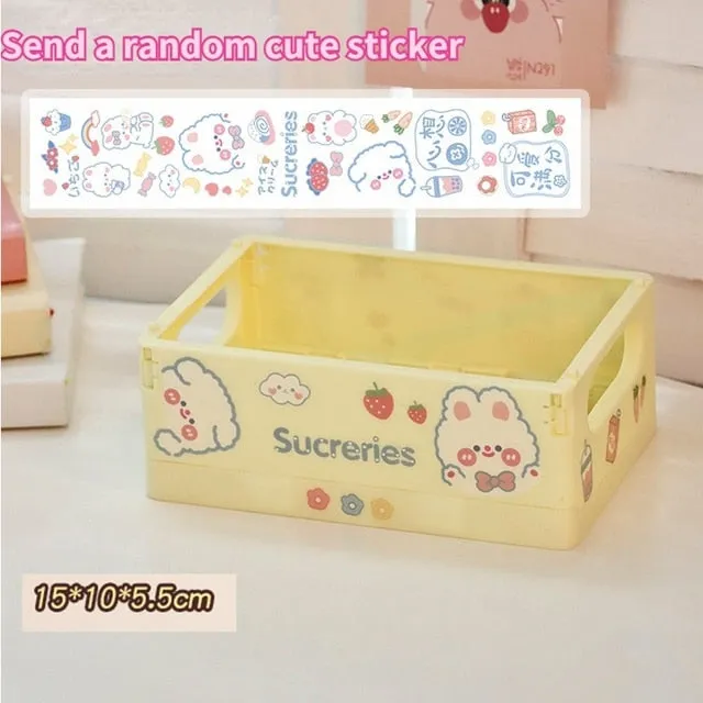Mini Foldable Desktop Organizer