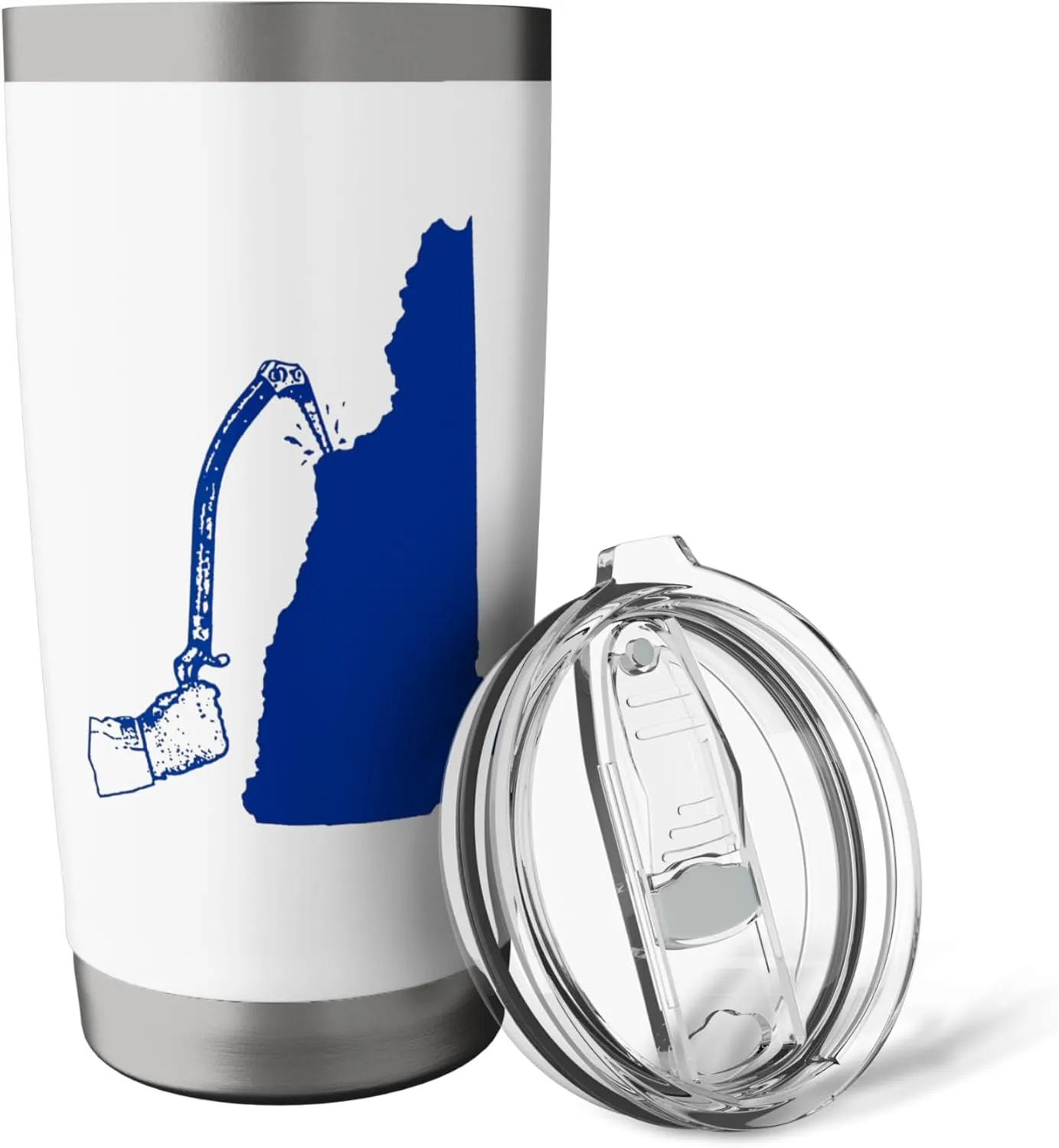 New Hampshire Ice Climbing Axe Stainless Steel Insulated Tumbler
