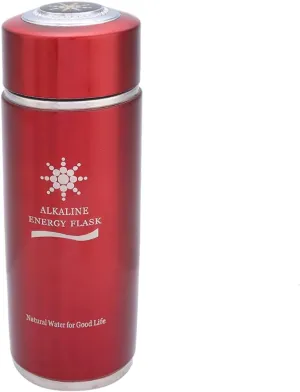 New s Water Bottle, stainless steels Water Filter Bottle, Portable s Ionizer Generator, stainless steels Nano Balance Bio Energy Lonizer Cup Flask for Sports,Camping (Red)