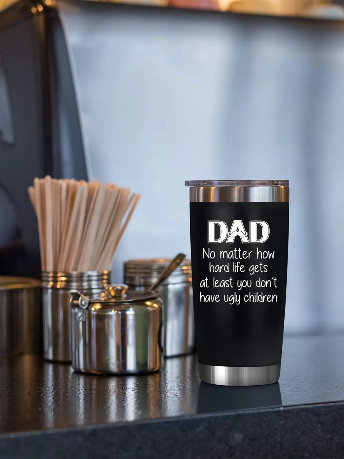 NewEleven 20 Oz Tumbler - Christmas Gifts for Dad from Kids