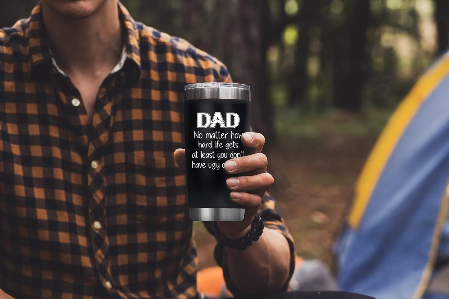 NewEleven 20 Oz Tumbler - Christmas Gifts for Dad from Kids