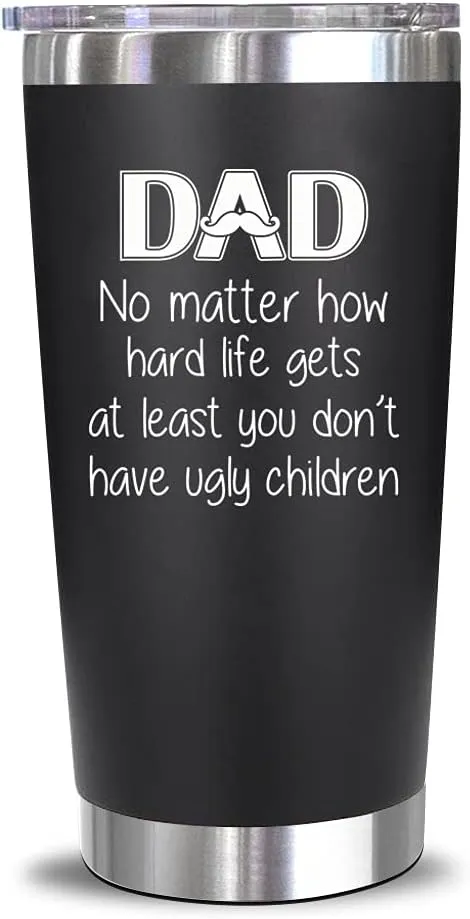 NewEleven 20 Oz Tumbler - Christmas Gifts for Dad from Kids