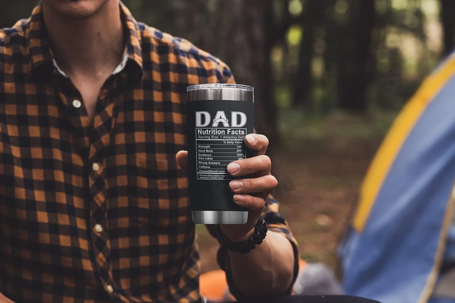 NewEleven Christmas Gift For Dad - Birthday Gifts For Dad From Daughter, Son, Kids - Husband Gifts - Birthday Present Ideas For Father, Husband, New Dad, Bonus Dad From Daughter, Son - 20 Oz Tumbler