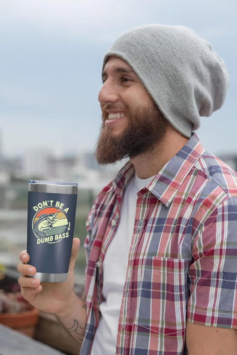NewEleven Father Day Gifts For Him, Men - Fishing Gifts For Men, Dad, Cup Gift For Fisherman, Father - Birthday Gift For Dad, Man, Husband - 20 Oz Tumbler