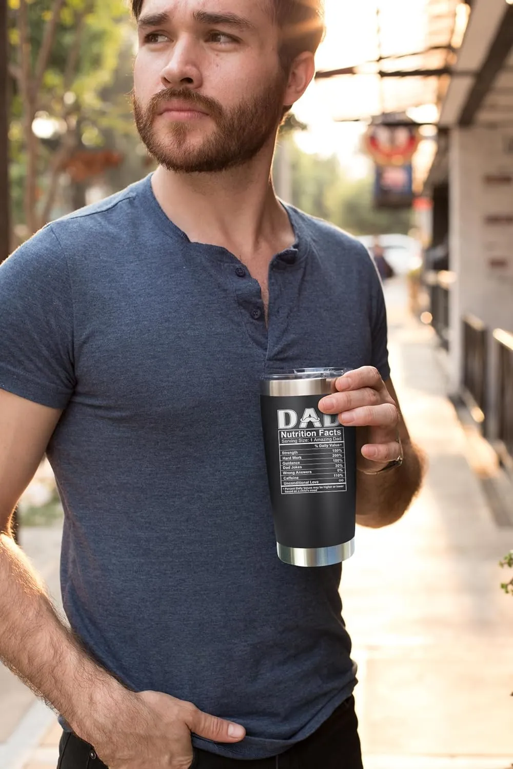 NewEleven Fathers Day Gift For Dad - Birthday Gifts For Dad From Kids - Husband Gift - Birthday Present Ideas For Father, Husband, New Papa, Bonus Father From Daughter, Son - 20 Oz Tumbler