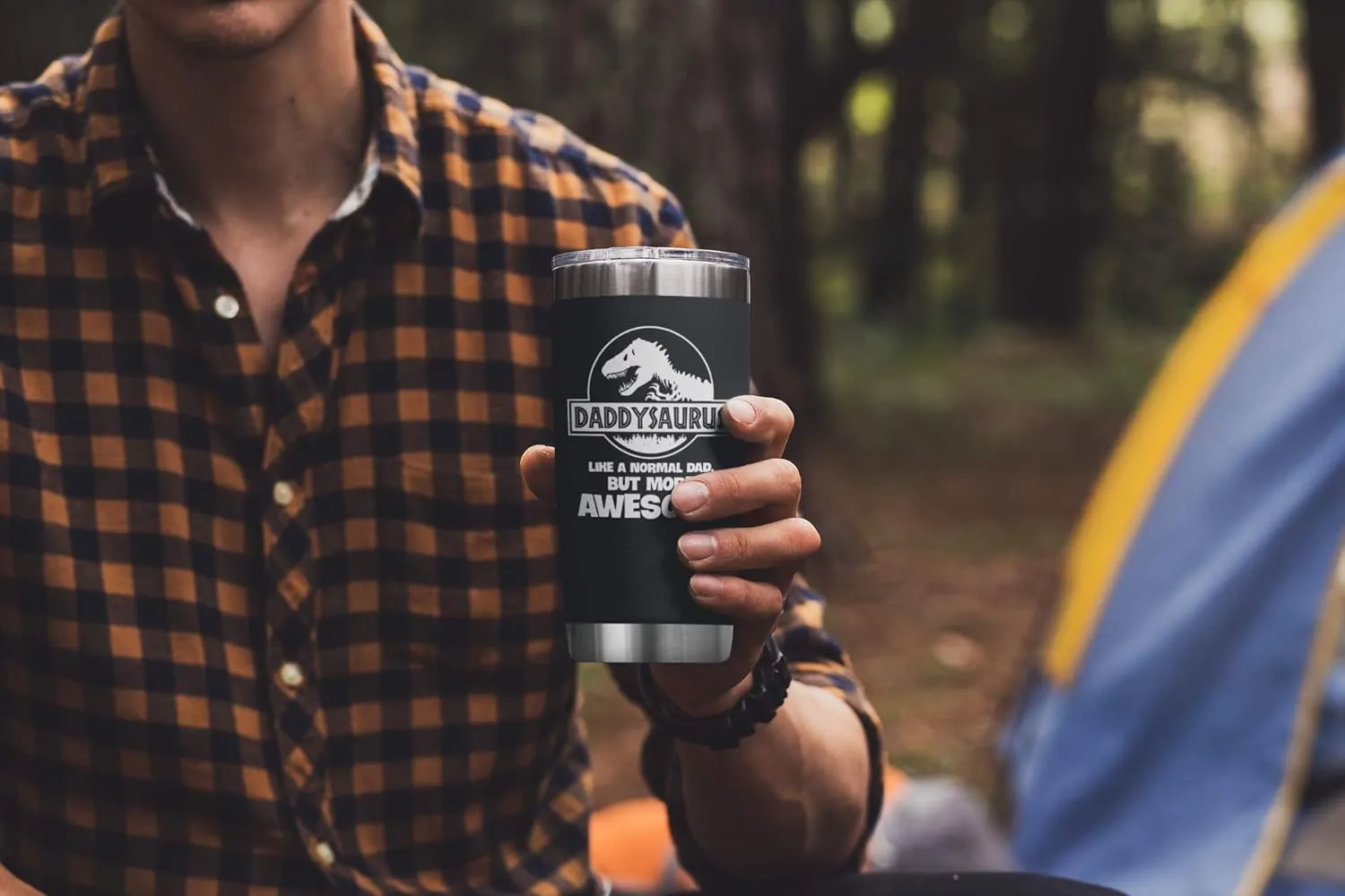 NewEleven Fathers Day Gift For Dad From Daughter, Son, Kids - Birthday Gift For Dad, Husband, Men - Best Present Idea For Father, Husband, Bonus Father From Daughter, Son, Wife - 20 Oz Tumbler