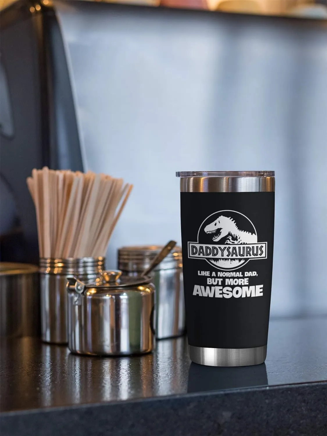 NewEleven Fathers Day Gift For Dad From Daughter, Son, Kids - Birthday Gift For Dad, Husband, Men - Best Present Idea For Father, Husband, Bonus Father From Daughter, Son, Wife - 20 Oz Tumbler