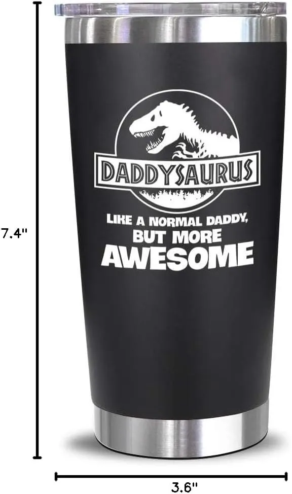 NewEleven Fathers Day Gift For Dad From Daughter, Son, Kids - Birthday Gift For Dad, Husband, Men - Best Present Idea For Father, Husband, Bonus Father From Daughter, Son, Wife - 20 Oz Tumbler