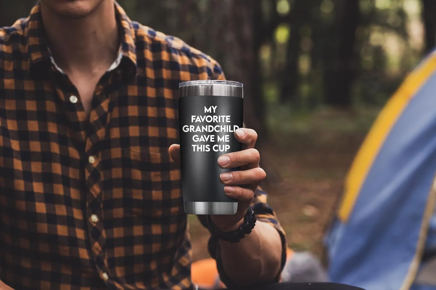 NewEleven Fathers Day Gift For Grandpa - Grandpa Gifts From Granddaughter, Grandson - Unique Birthday Present Ideas For Grandfather, New Granddad, Promoted To Granddad, Grandchildren - 20 Oz Tumbler