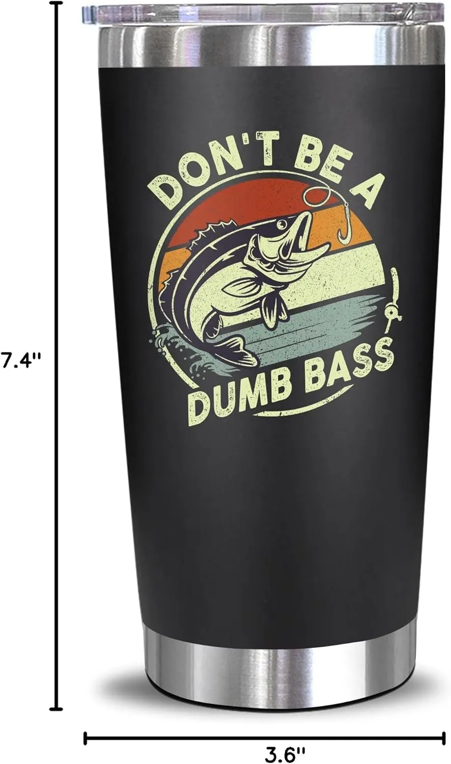 NewEleven Fathers Day Gift For Him - Fishing Gifts For Men, Dad For Fisherman, Father - Birthday Present For Dad, Men, Husband - 20 Oz Tumbler