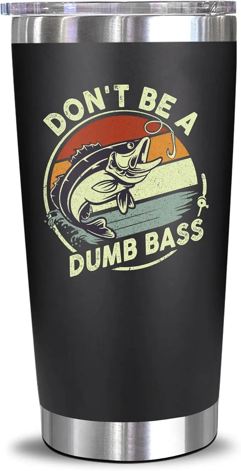NewEleven Fathers Day Gift For Him - Fishing Gifts For Men, Dad For Fisherman, Father - Birthday Present For Dad, Men, Husband - 20 Oz Tumbler