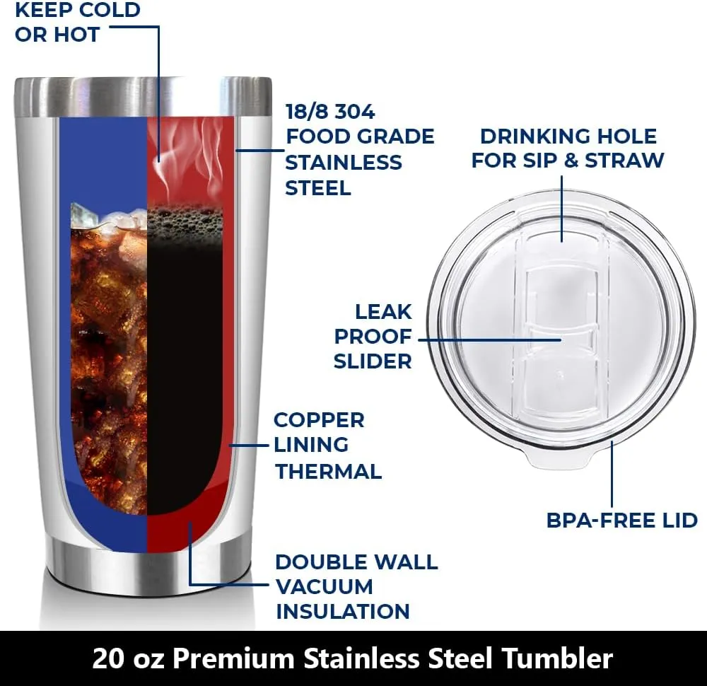 NewEleven Mothers Day Gifts For Grandma - Grandma Gifts From Granddaughter, Grandson - Birthday Gift For Grandmother, Nana, Gigi, Mimi, Grammy From Grandchildren, Grandchild - 20 Oz Tumbler