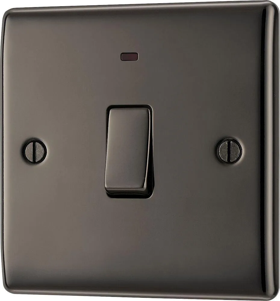 Nexus Metal Single Switch, 20A with Power Indicator