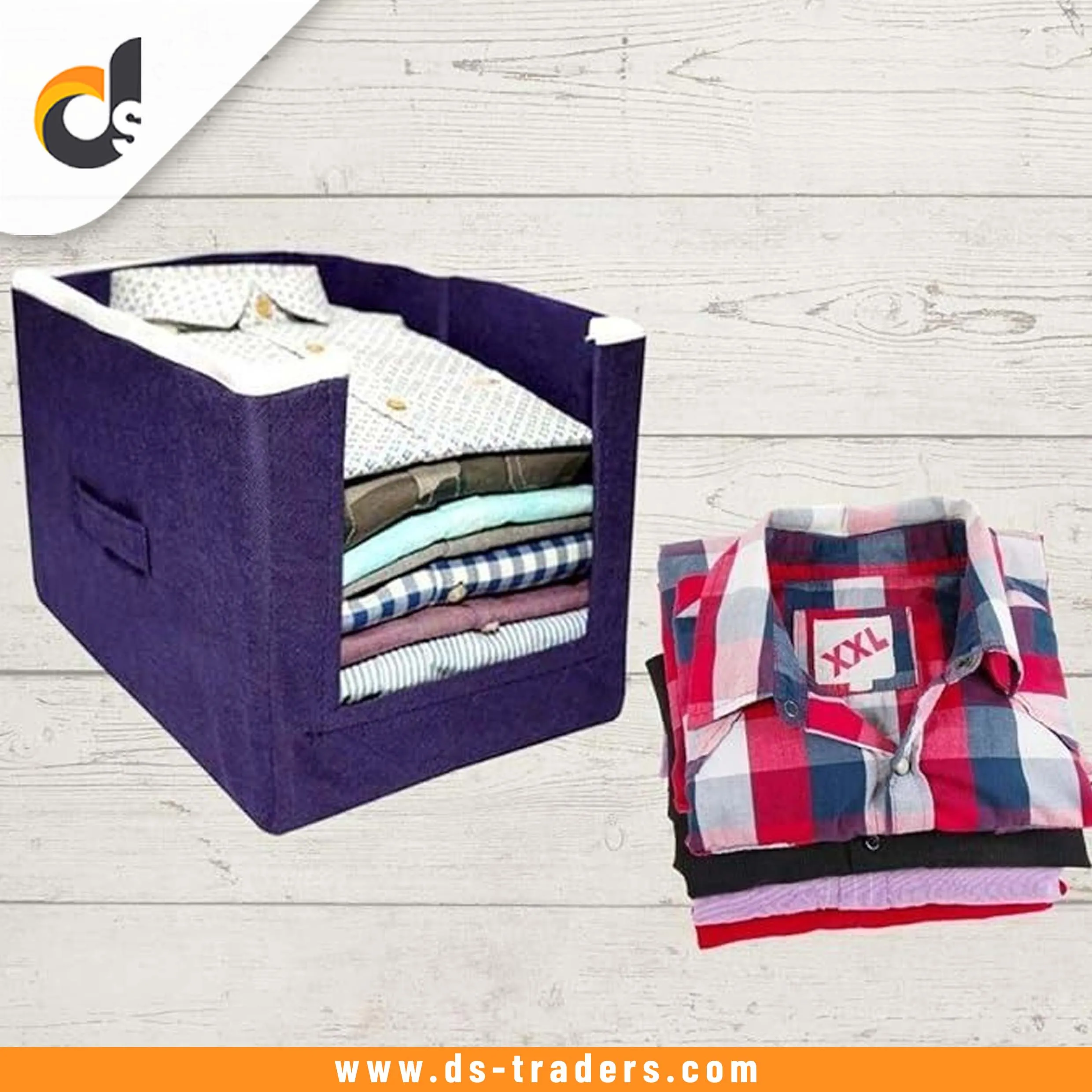 Non-Woven Foldable Shirt Organizer