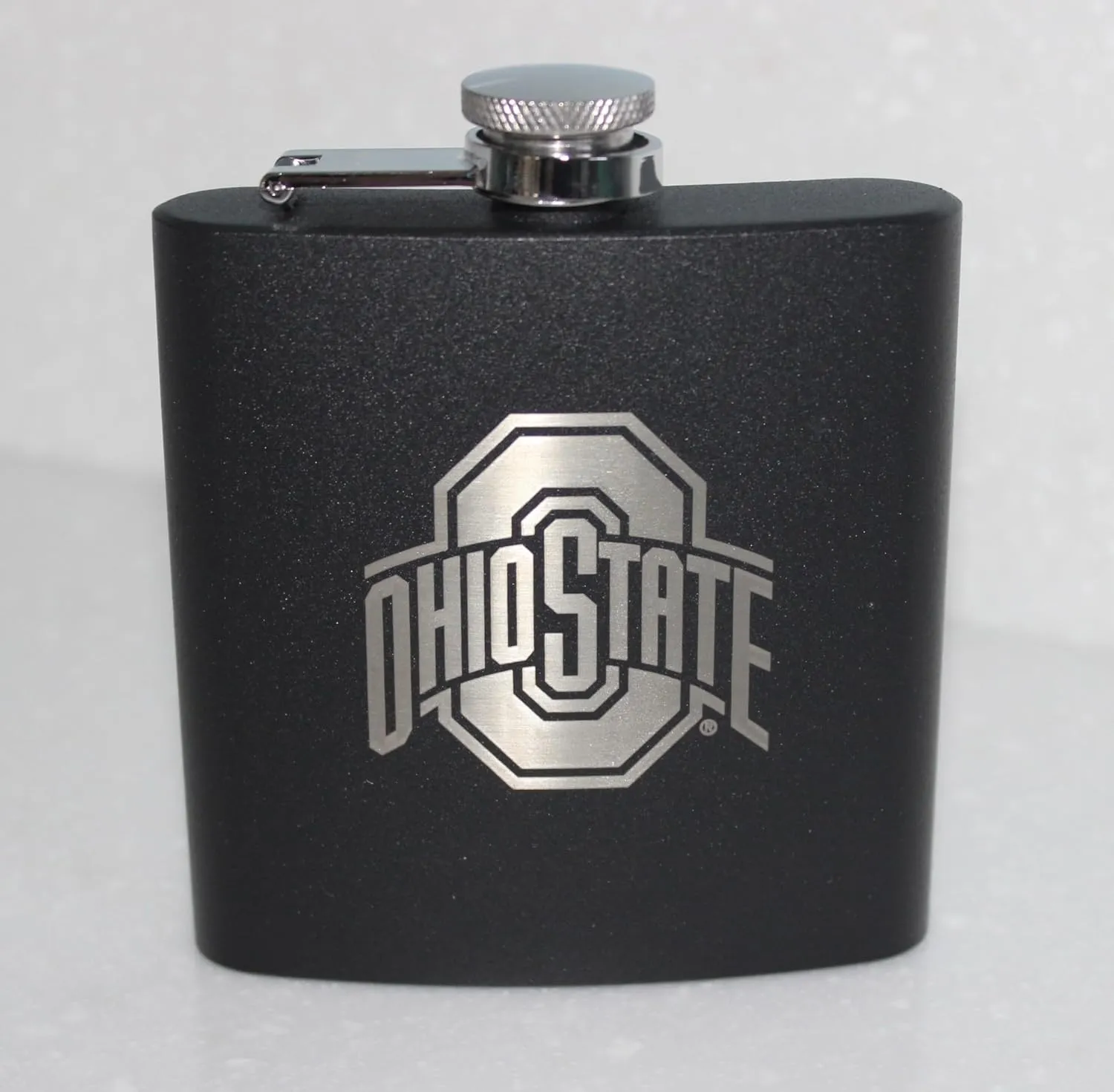 Ohio State Buckeyes NCAA Logo Flask (Black)