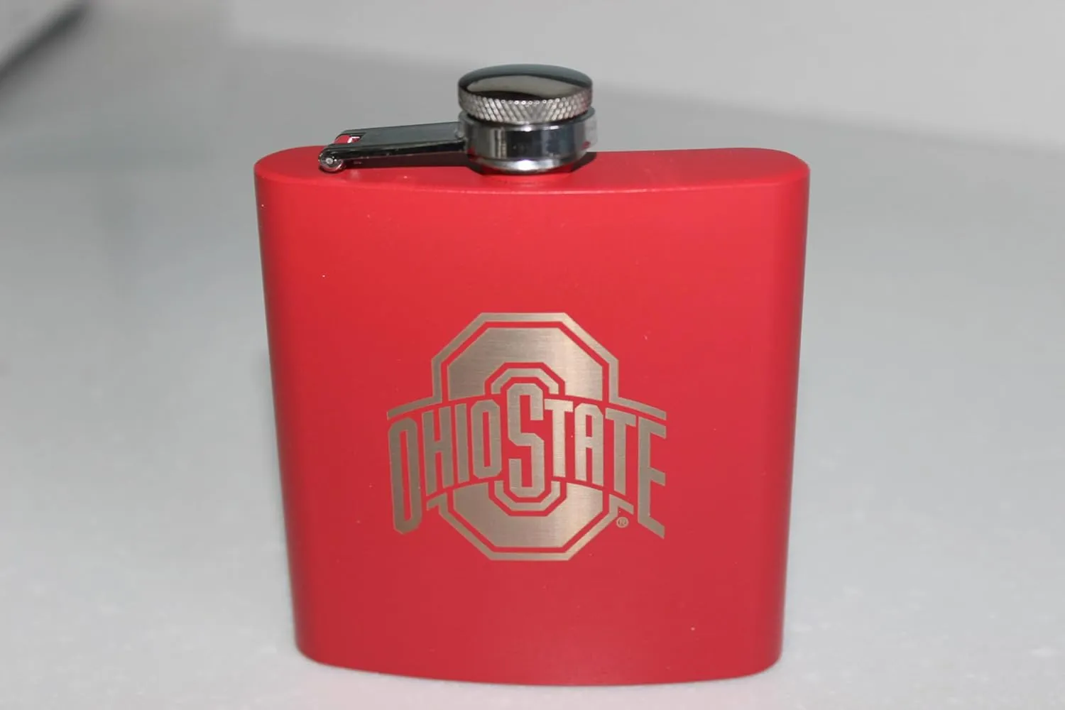 Ohio State Buckeyes NCAA Logo Flask (Red)