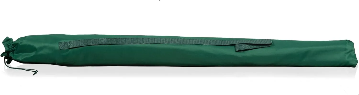 ONIVA - a Picnic Time Brand Outdoor Canopy Sunshade Beach Umbrella 5.5' - Small Patio Umbrella - Beach Chair Umbrella, (Hunter Green)