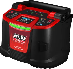 OPTIMA D1200  12 Volt Performance Battery Charger and Maintainer for 12v Starting Batteries Including OPTIMA Hypercore Lithium, AGM and Flooded Batteries