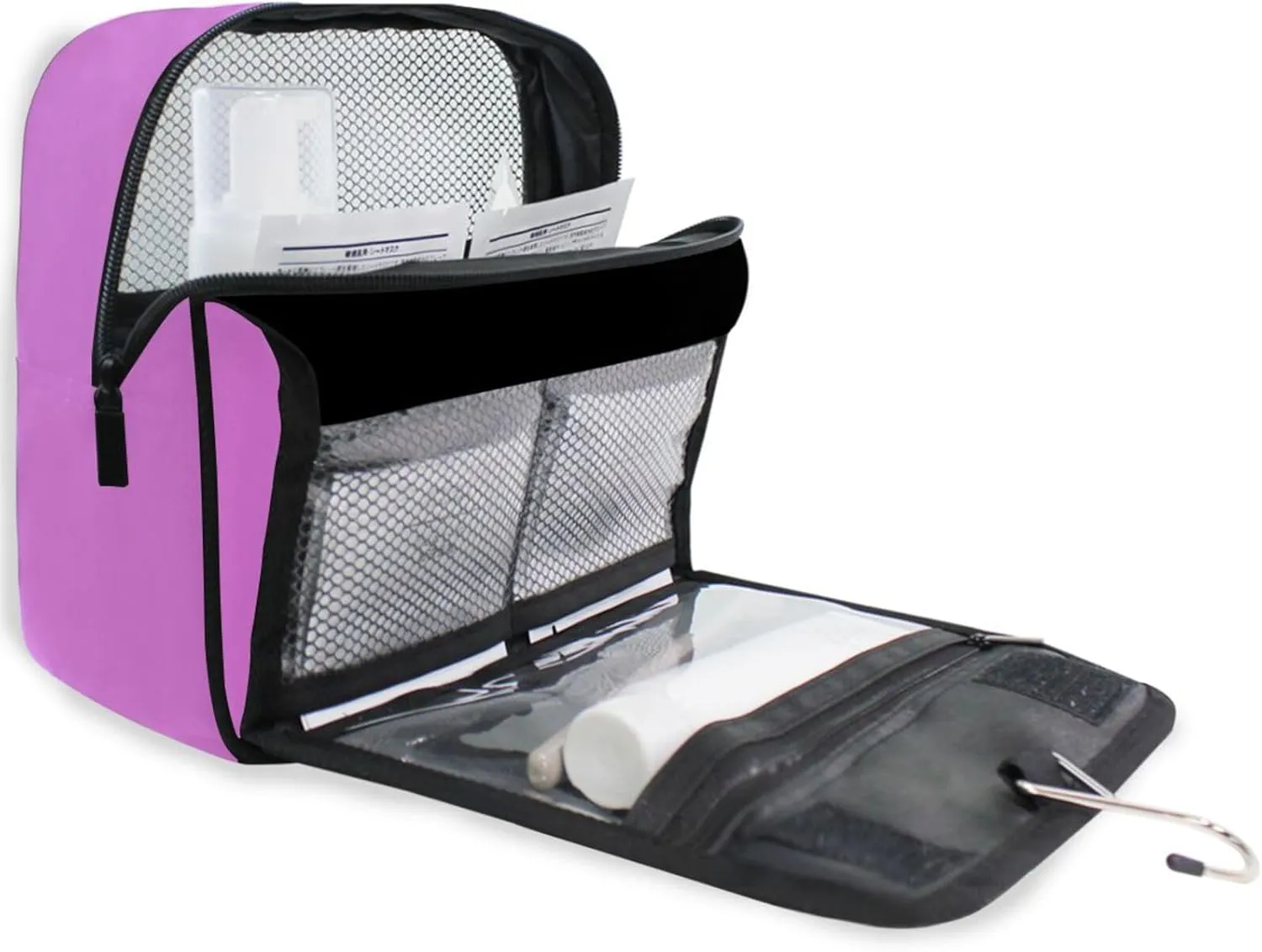 Orchid Toiletry Bags Makeup Organizer with Hook Portable Travel Toiletry Organizer Bag