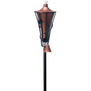 Outdoor Expressions 5 Ft. Copper Patio Torch