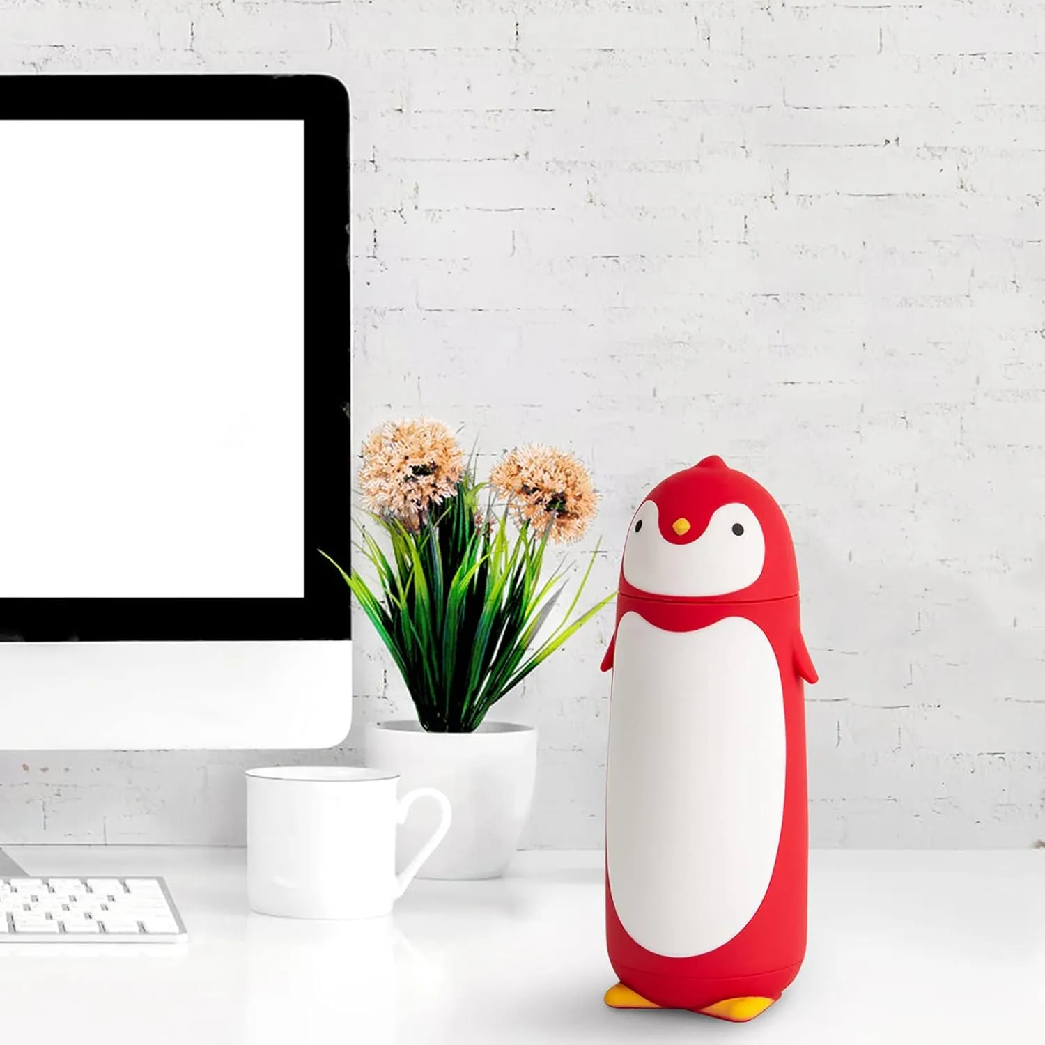 Penguin Stainless Steel Vacuum insulated tumblers Travel Mug Tea Water Bottle Coffee Flask