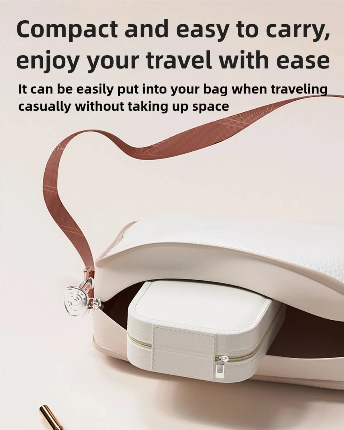 Periodicali Makeup Mirror,Periodicali Travel Makeup Mirror with Lights,Foldable with Led Fill Light (D)