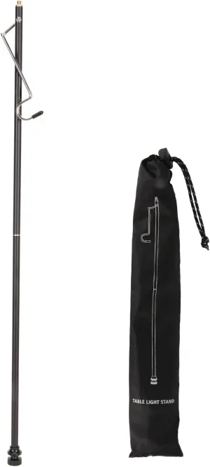 Pilipane Camping Lantern Stand Professional Portable Aluminium Alloy Folding Lantern Stand Pole for Outdoor Camping Light Hanging Pole IGT Tables Accessory