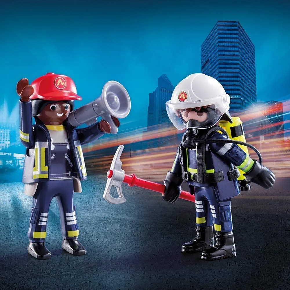 PLAYMOBIL 70081 Rescue Firefighters Duo Pack