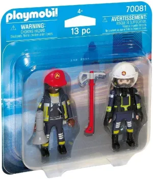 PLAYMOBIL 70081 Rescue Firefighters Duo Pack