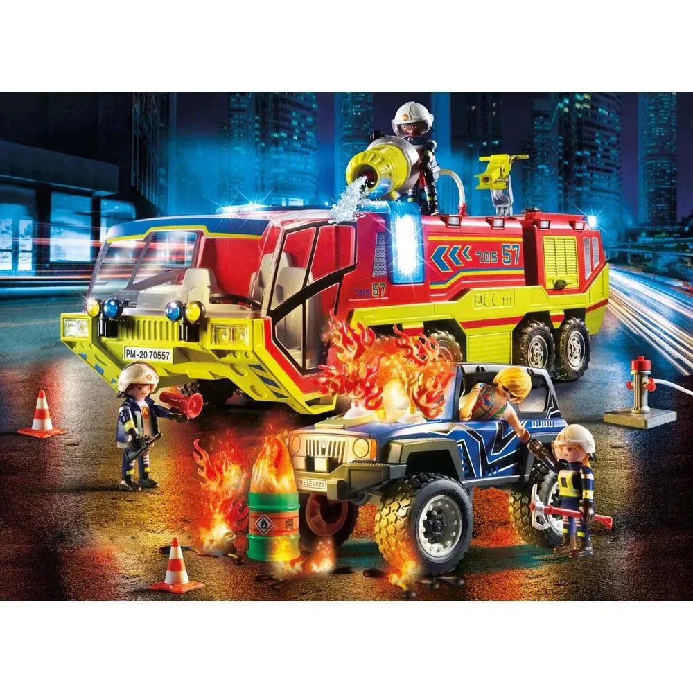 PLAYMOBIL 70557 City Action Fire Engine with Truck
