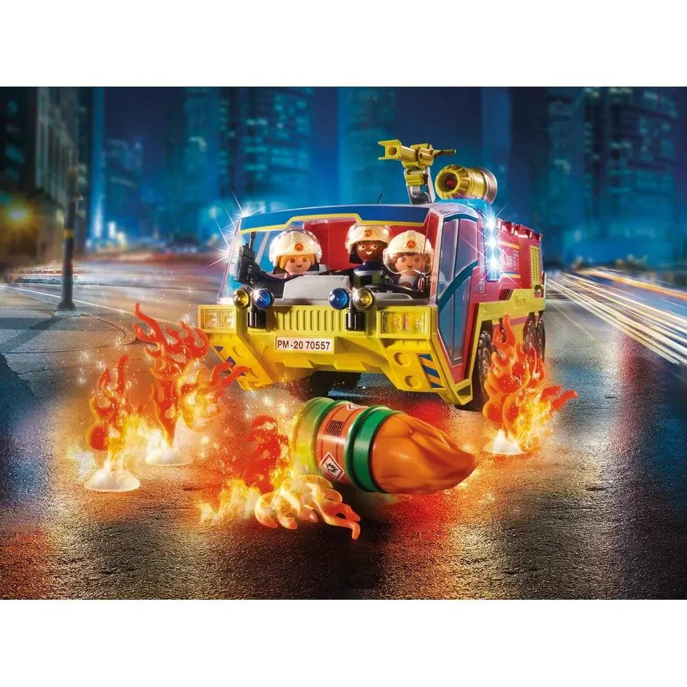 PLAYMOBIL 70557 City Action Fire Engine with Truck