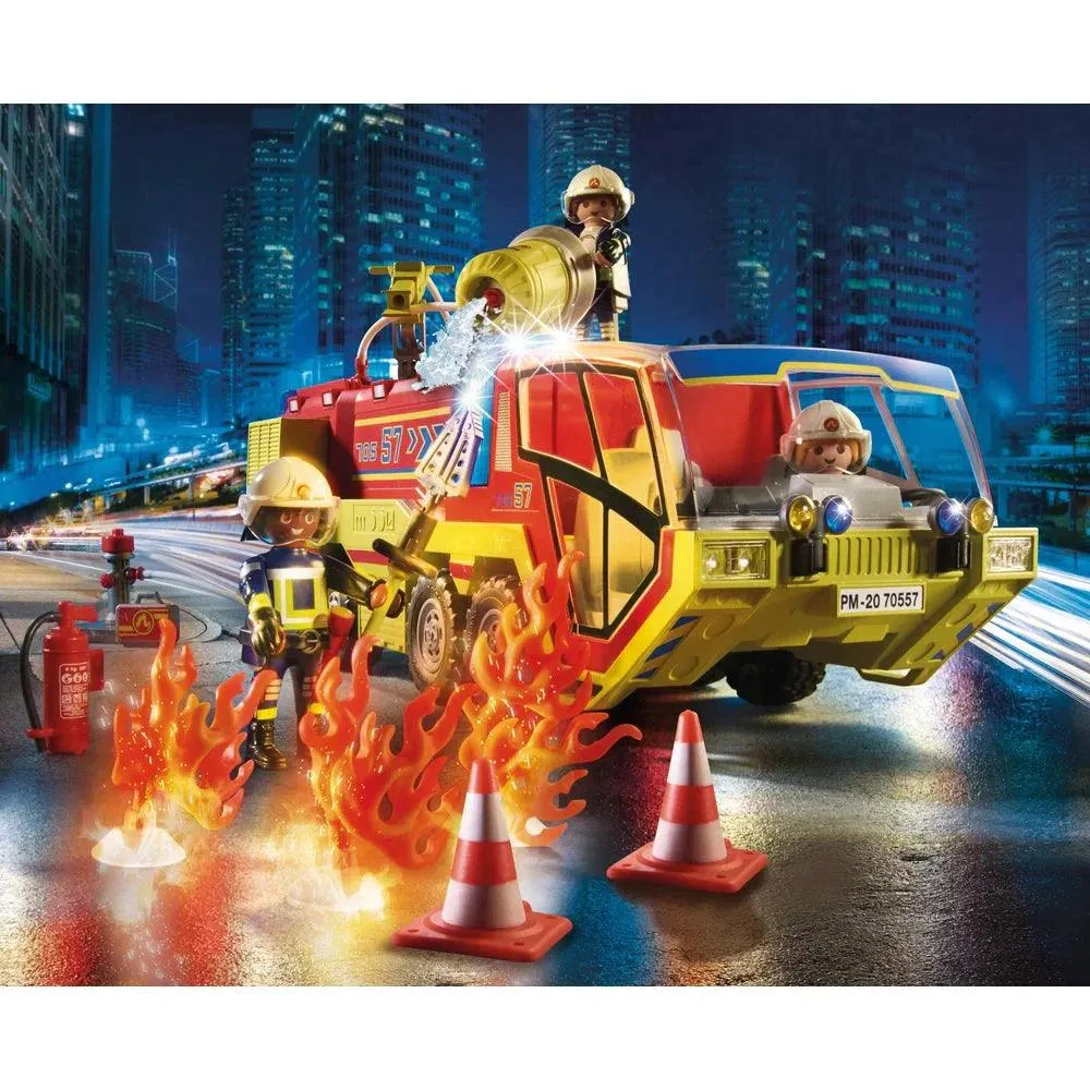 PLAYMOBIL 70557 City Action Fire Engine with Truck