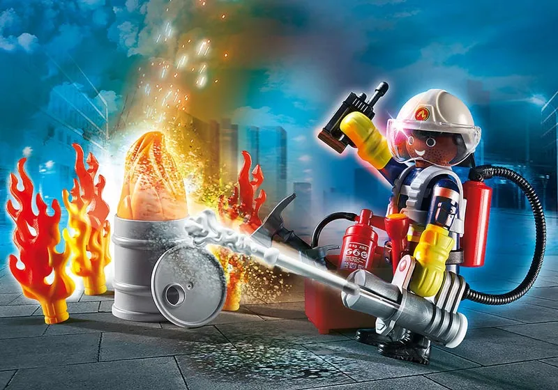 *Playmobil Fire Rescue Gift Set