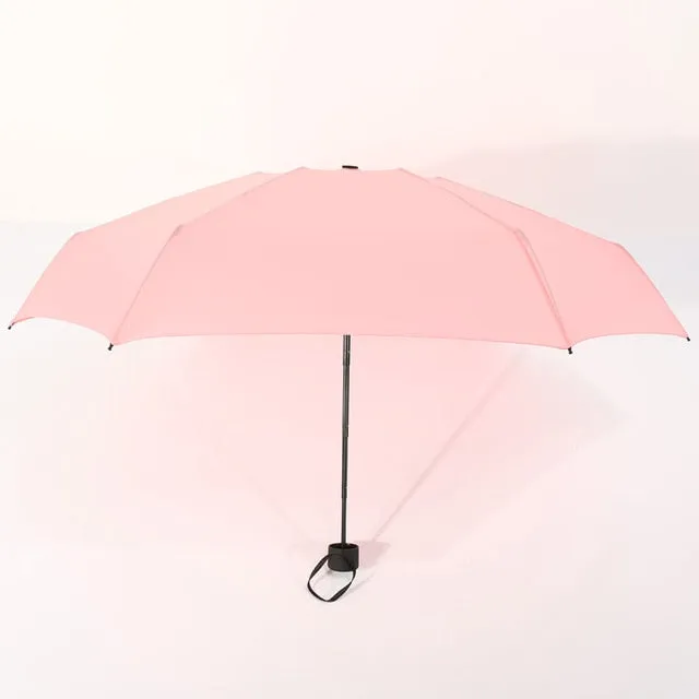 Pocket Umbrellas Unique collection Umbrella 180g Waterproof Rain Small UV Women 5G-enabled Mini
