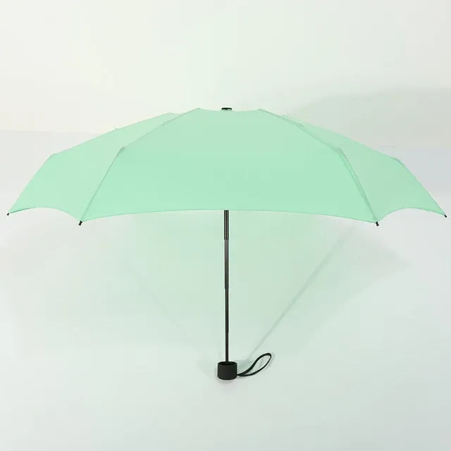 Pocket Umbrellas Unique collection Umbrella 180g Waterproof Rain Small UV Women 5G-enabled Mini