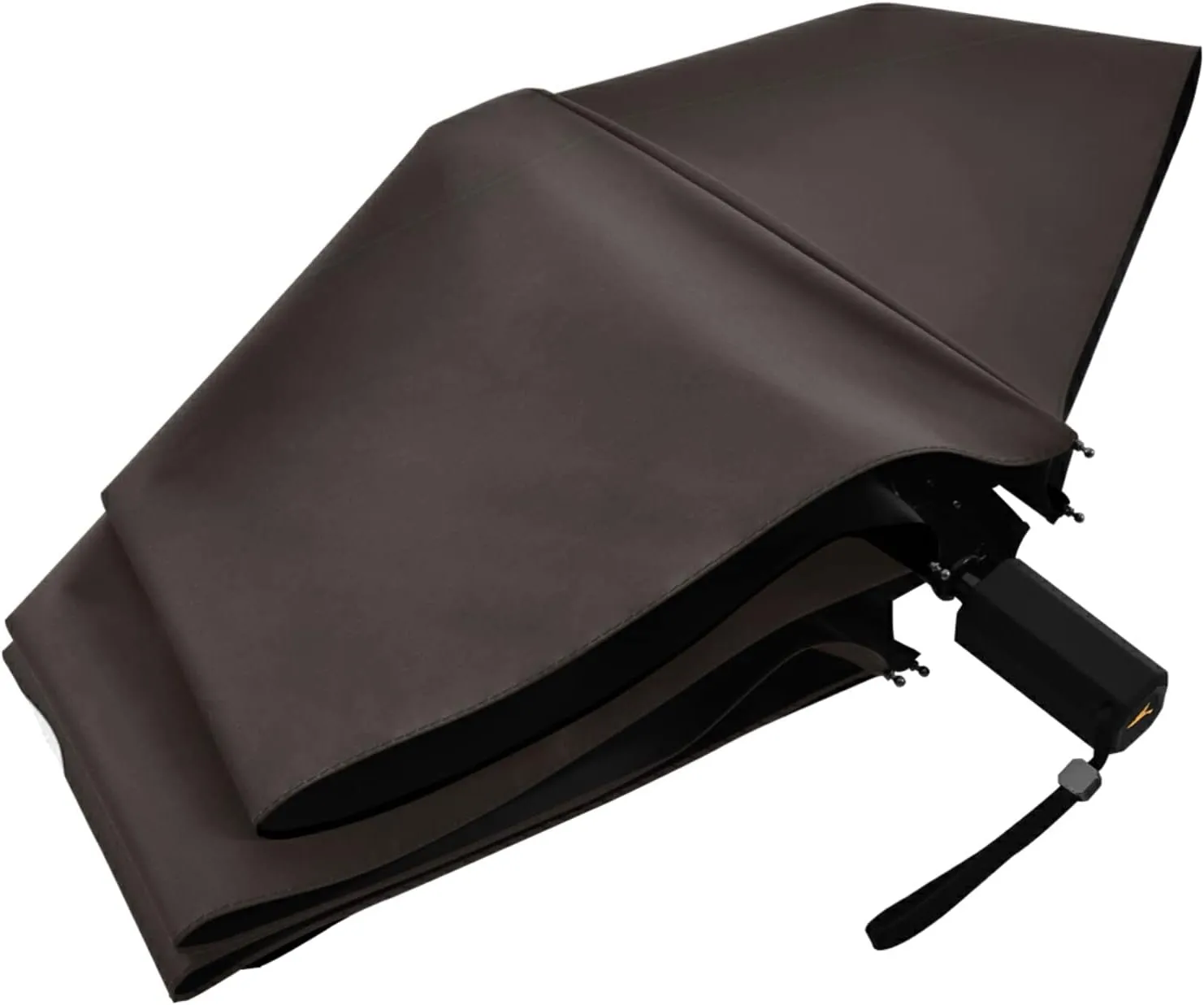 Poeticcity Folding Umbrella, Anti-UV 3 Folds Lightweight Parasol, Compact Windproof Strong Umbrellas for Car Travel Sun & Rain