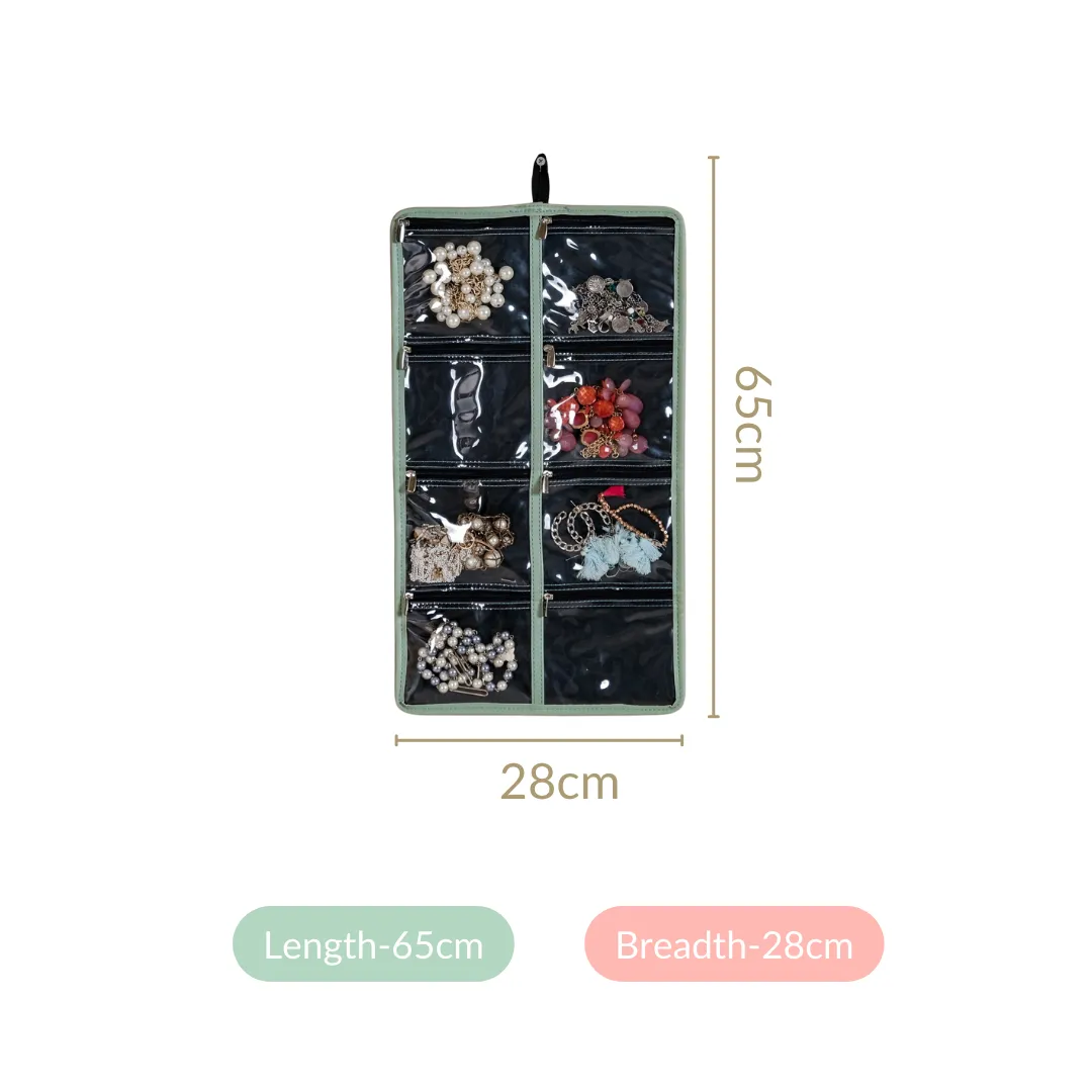 Portable Green Jewellery Organizer