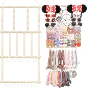POVETIRE Headband Holder Hair Bows Organizer Baby Headbands Hair Accessories Organizer Storage Wall Hanging Decor