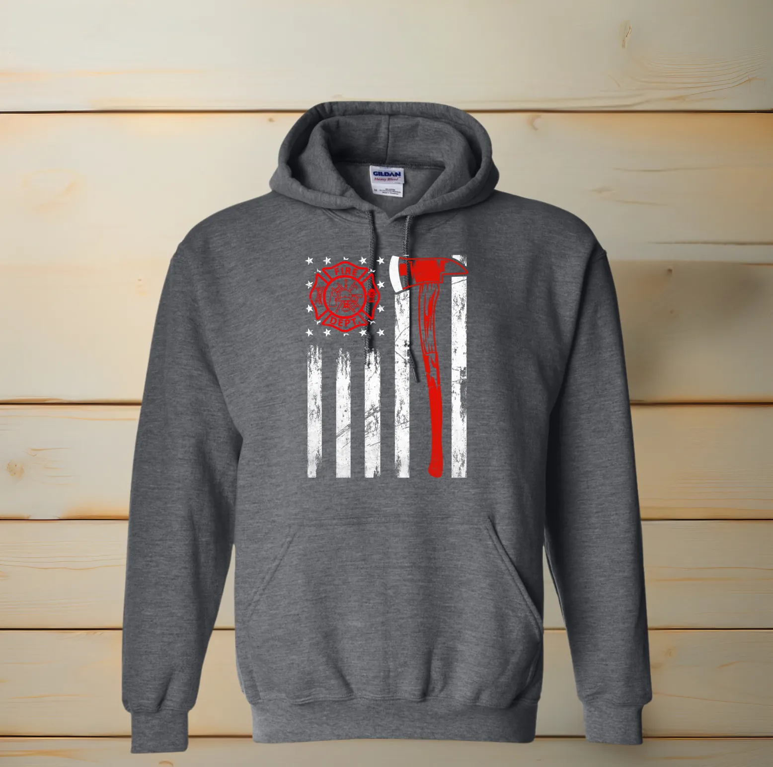 Professional-Fire-Fire Department Axe Design Patriotic