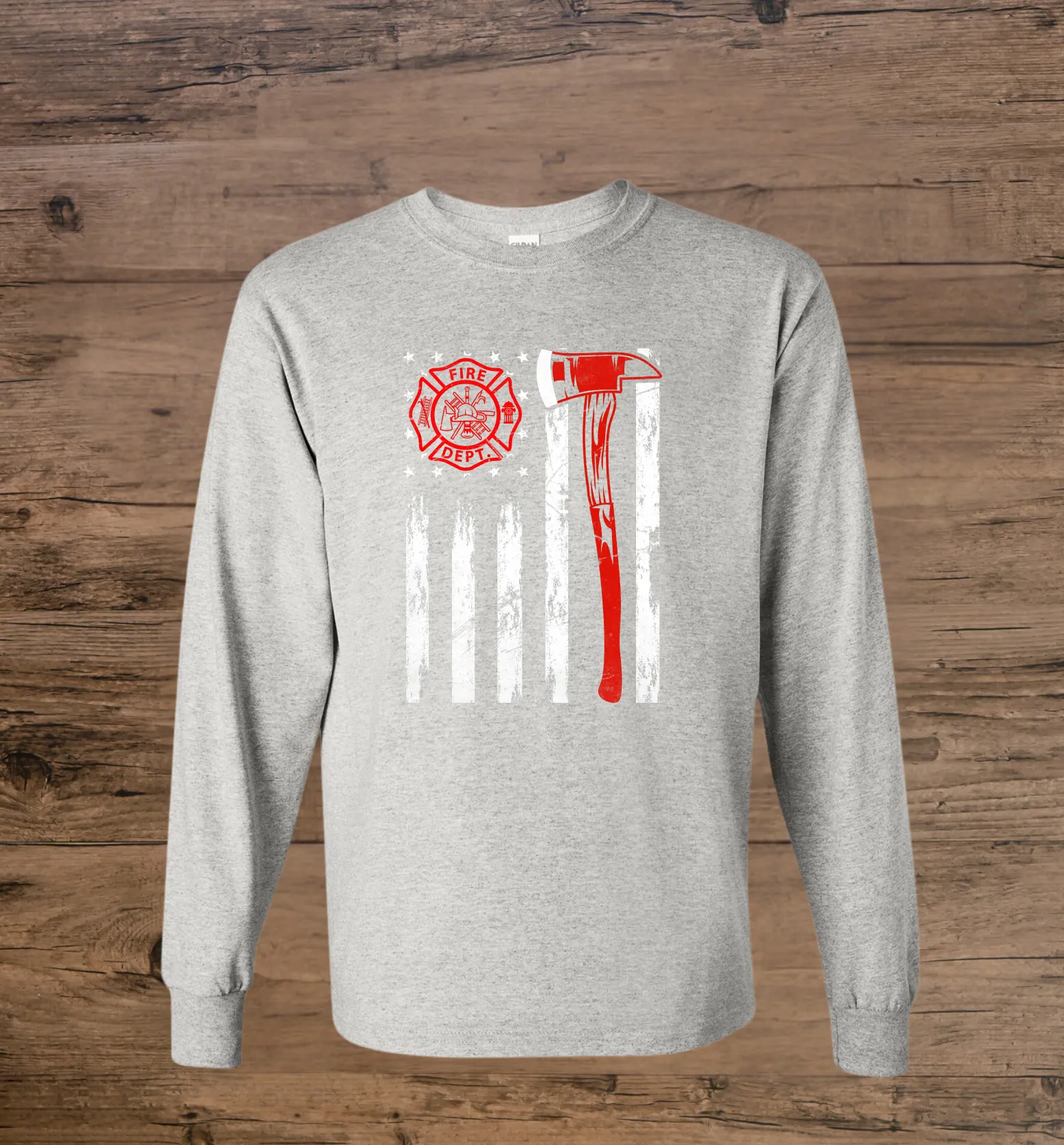Professional-Fire-Fire Department Axe Design Patriotic