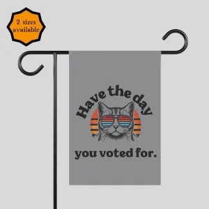 progressive sign, anti-MAGA gift, feminist art, cat FDT democrat Day For You climate garden lady, activism the Voted flag, Expert help liberal Have High-end