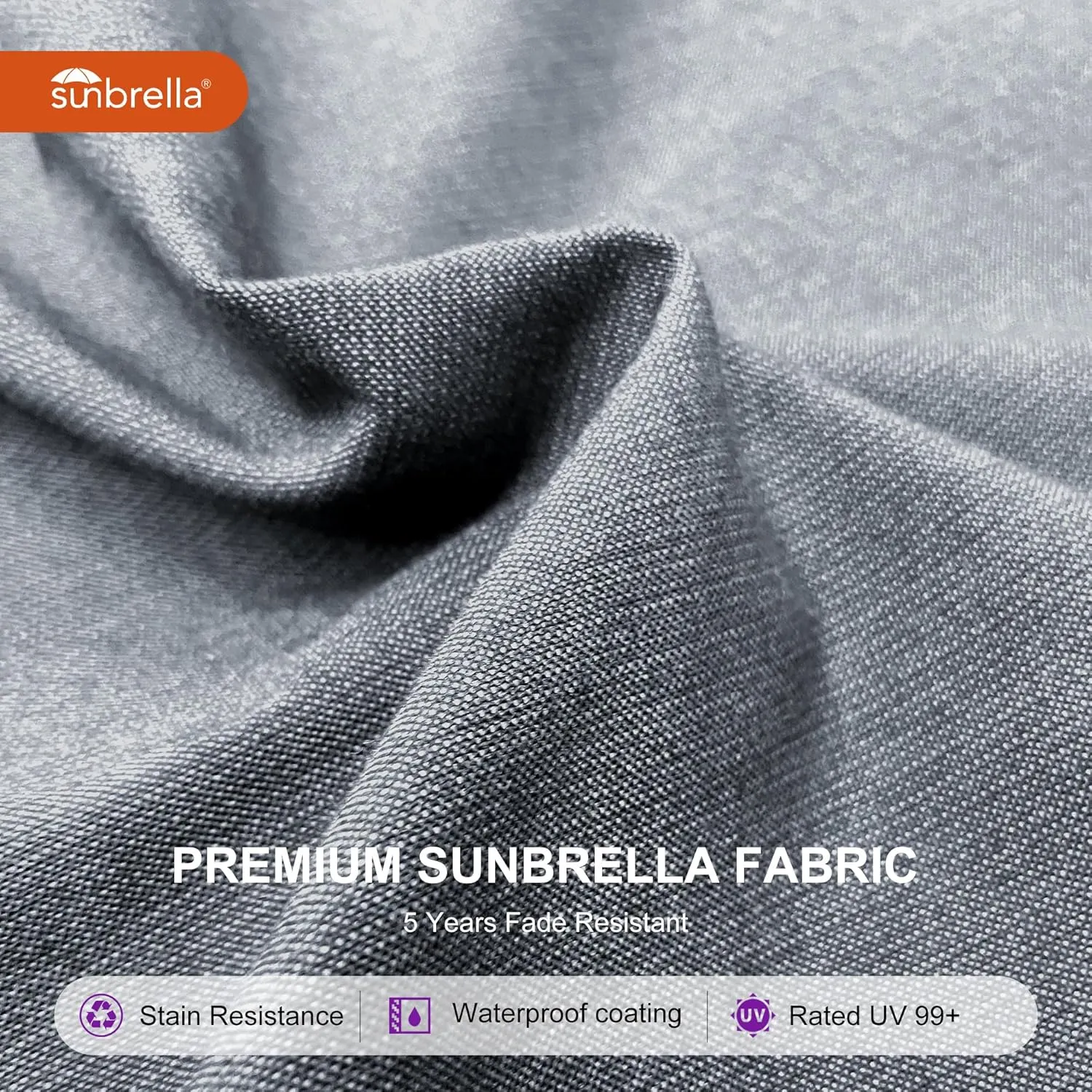 PURPLE LEAF 9' X 12' Cantilever Outdoor Patio Umbrella Large Heavy Duty 360° Rotation Double Top Offset Rectangular Umbrellas for Backyard Deck Pool, Cast Ash