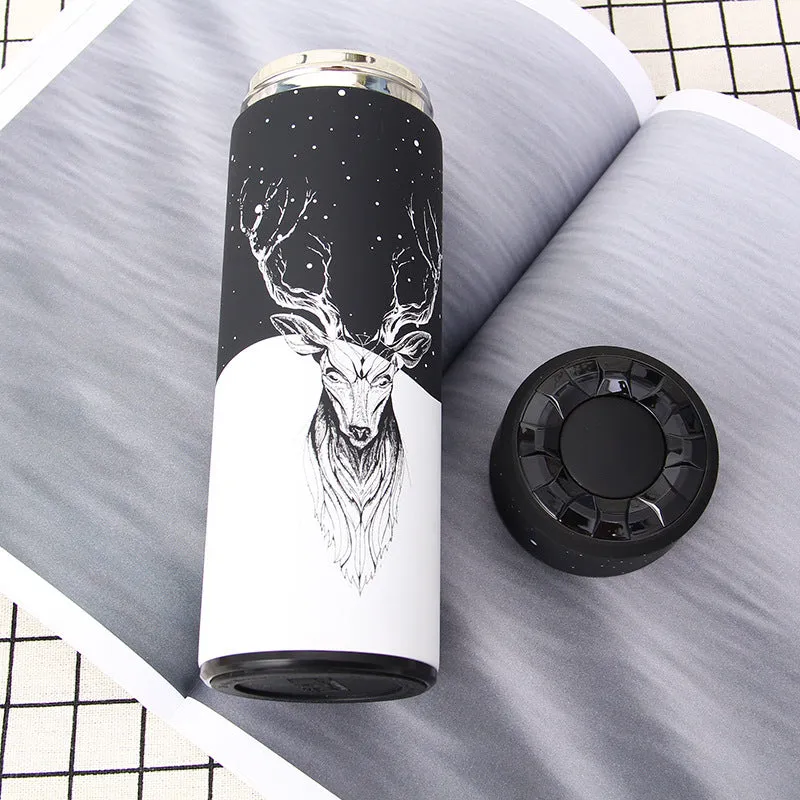 Reindeer Thermos Flask - Stainless Steel