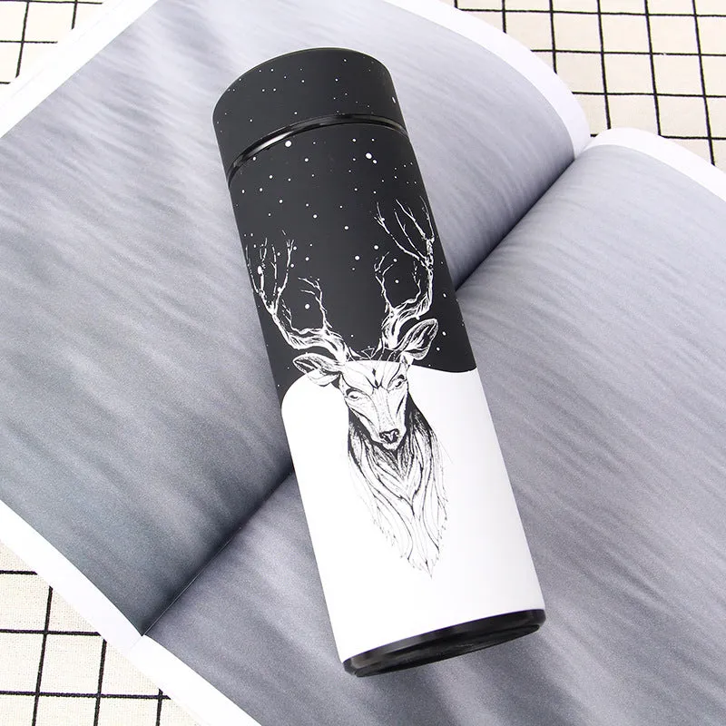 Reindeer Thermos Flask - Stainless Steel