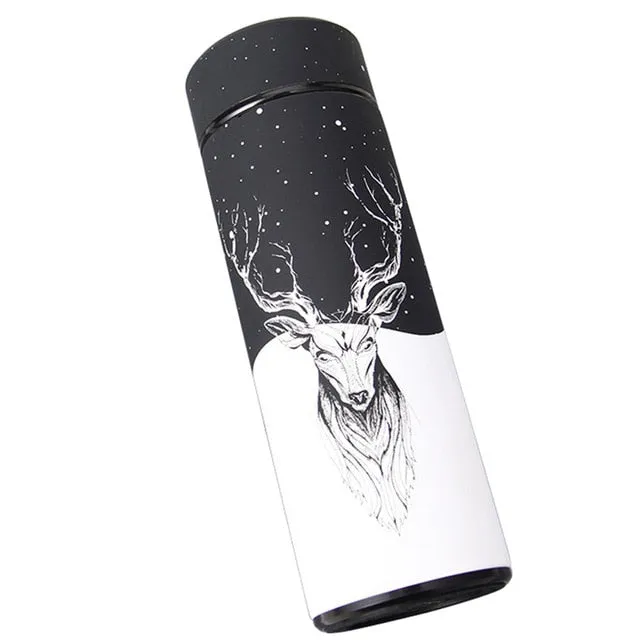 Reindeer Thermos Flask - Stainless Steel